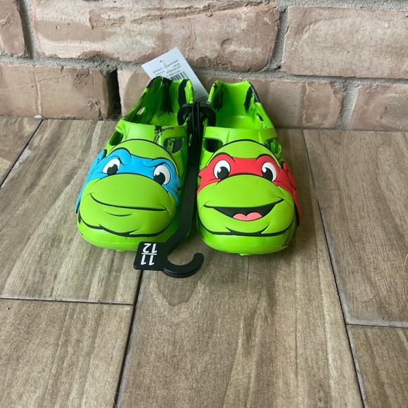 Nickelodeon Ninja Turtle Green Toddler Boys Clogs Size: 11/12 - Picture 2 of 6